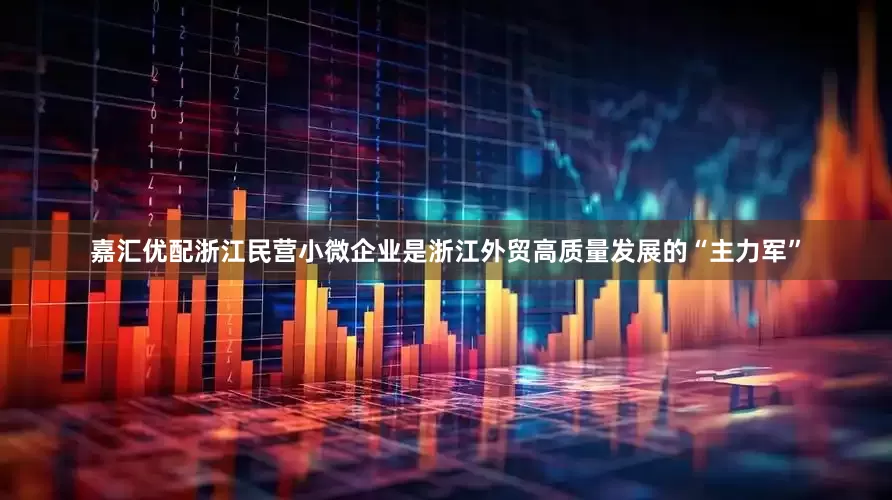 嘉汇优配浙江民营小微企业是浙江外贸高质量发展的“主力军”