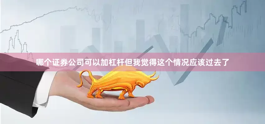 哪个证券公司可以加杠杆但我觉得这个情况应该过去了