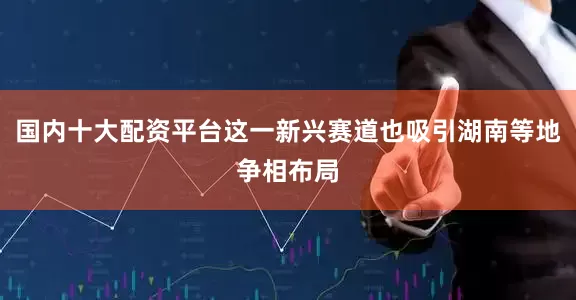 国内十大配资平台这一新兴赛道也吸引湖南等地争相布局